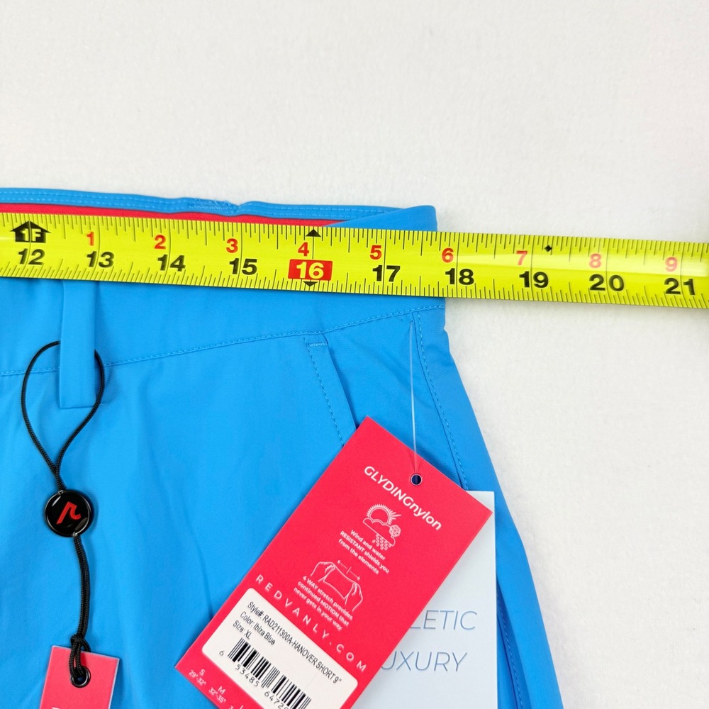 Redvanly Hanover Men's Ibiza Blue Golf Short Size XL RAD211300A 9" Inseam NWT - Picture 7 of 13